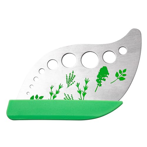 2 Stück 9 Löcher Kräuter Cutter, Mini-Kräuter-Stripper-Werkzeug, Kräuterstripper mit 9 Löchern, Edelstahl Küchen Abisolierwerkzeug für Kräuter, für Mangold, Collard Greens 2 Stück 9 Löcher Kräuter Cutter, Mini-Kräuter-Stripper-Werkzeug, Kräuterstripper mit 9 Löchern, Edelstahl Küchen Abisolierwerkzeug für Kräuter, für Mangold, Collard Greens von ZEACCT