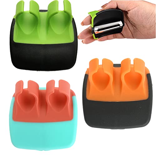 3 Stück Fingergriff Schäler, Palm Style Peeler, Palm Peeler, Hand Gemüse Schäler, Finger Kartoffelschäler, Handschäler, Finger Grips Peeler, Palm-Obstschäler, für Kürbis Karotte Gurke Kartoffelschälen 3 Stück Fingergriff Schäler, Palm Style Peeler, Palm Peeler, Hand Gemüse Schäler, Finger Kartoffelschäler, Handschäler, Finger Grips Peeler, Palm-Obstschäler, für Kürbis Karotte Gurke Kartoffelschälen von ZEACCT