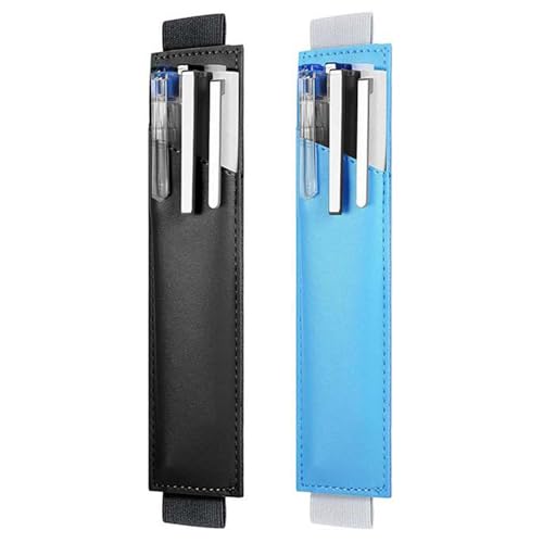 ZEACCT 2er-Pack Verstellbare Stifthalter Gummiband, PU-Leder-Elastikband-Stifthaltertasche, Geeignet für Hardcover-Tagebücher, Notizbücher, Notizblöcke – Schwarz, Weiß ZEACCT 2er-Pack Verstellbare Stifthalter Gummiband, PU-Leder-Elastikband-Stifthaltertasche, Geeignet für Hardcover-Tagebücher, Notizbücher, Notizblöcke – Schwarz, Weiß von ZEACCT