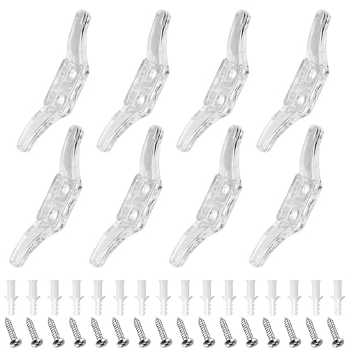 ZEACCT 8 Stück Transparente Kordelklemmen, Jalousien Fensterkordelklemme, Römische Jalousieschnur, Jalousieschnur-Sicherheitsklampe, Kunststoff-Kindersicherungsschnurklemme, für Kordel ZEACCT 8 Stück Transparente Kordelklemmen, Jalousien Fensterkordelklemme, Römische Jalousieschnur, Jalousieschnur-Sicherheitsklampe, Kunststoff-Kindersicherungsschnurklemme, für Kordel von ZEACCT