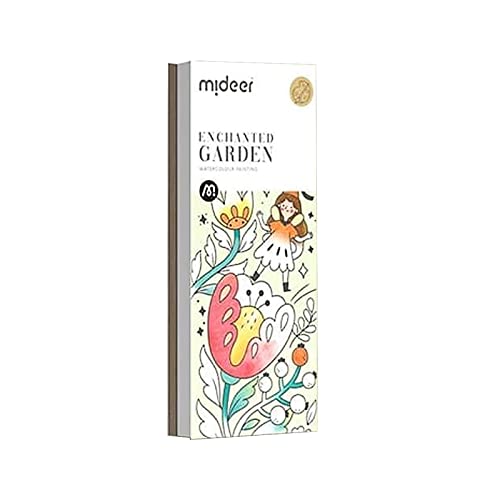 ZEARLY Taschen-Aquarell-Malbuch-Set, Wasserfarben-Pigment, illustriertes Buch, kreatives, langlebiges Kinder-DIY-Zubehör, Aquarellpapier für Kinder, Erwachsene, Anfänger von ZEARLY