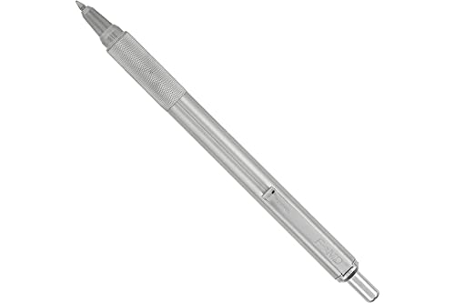 Zebra 24380 F-xMD Kugelschreiber, 1,0 mm, silberfarben (2017 Ersatz für F-701) von Zebra Technologies