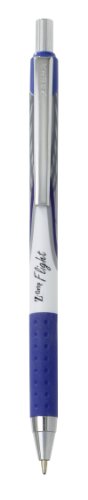 Zebra Kugelschreiber Z-Grip 0,6 mm Blau Mit Drucknopf 12 Stück von Zebra