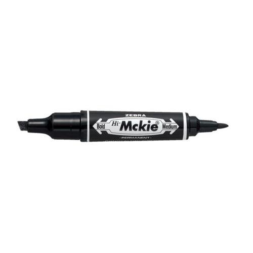 Zebra McKie Bold Marker Pen – Schwarz (10 Stück) von Zebra