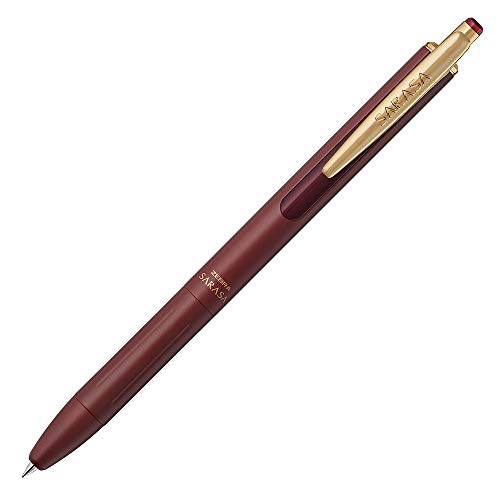 ZEBRA Sarasa Grand Gel-Kugelschreiber, 0,5 mm, Vintage-Farbe, Rot/Schwarz (P-JJ56-VRB) von ZEBRA