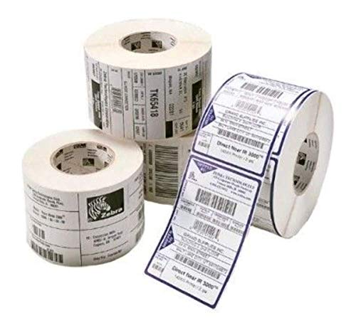 Zebra - Z-Perform 1000D Etiketten, weiß, selbstklebende Druckeretiketten – Etiketten zum Drucken (weiß, selbstklebend, Direktthermisch, permanent, 5,1 cm, 3,2 cm) von Zebra Technologies