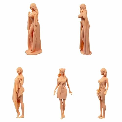 ZEDACAKAI (5 Stück 1/72 Figuren, süßes Mädchen im Bademantel, Modell-Miniatur-Szene, GK, muss selbst gefärbt werden ZEDACAKAI (5 Stück 1/72 Figuren, süßes Mädchen im Bademantel, Modell-Miniatur-Szene, GK, muss selbst gefärbt werden von ZEDACAKAI