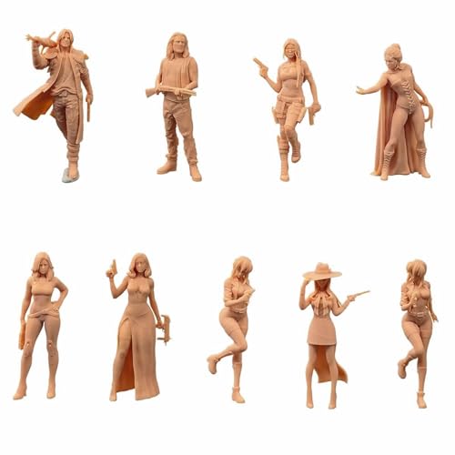 ZEDACAKAI (9 Stück 1/72 Figur Anime Mädchen mit Pistole männlicher Ritter mit Pistole Modell Miniaturszene GK muss selbst gefärbt werden ZEDACAKAI (9 Stück 1/72 Figur Anime Mädchen mit Pistole männlicher Ritter mit Pistole Modell Miniaturszene GK muss selbst gefärbt werden von ZEDACAKAI