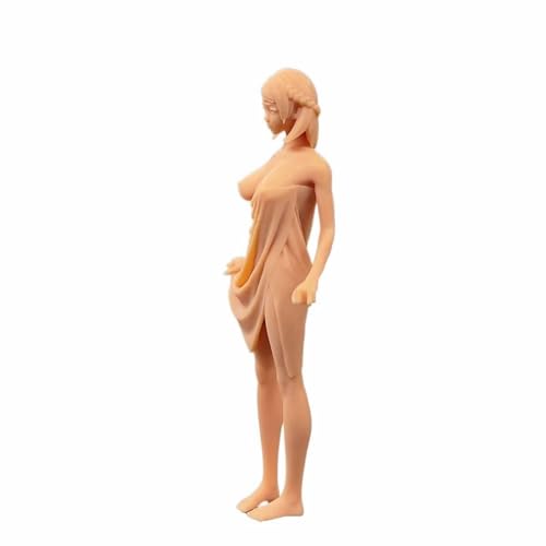 ZEDACAKAI 1/35 Figur, süßes Mädchen im Bademantel, Modell Miniatur-Szene GK Need To Be Colored By Yourself Nr. 5 von ZEDACAKAI