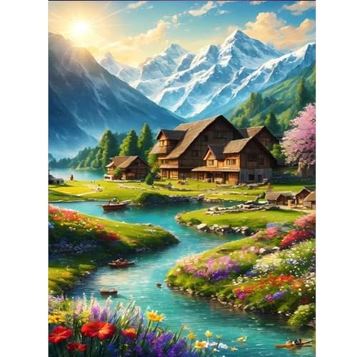 ZEELANNA 30x40cm 5D Diamond Painting Landschaft, DIY Malerei Diamant Naturlandschaft, Diamond Painting Erwachsene, Diamant Stickerei Bild Handwerk Haus Schlafzimmer Wohnzimmer Wanddekoration ZEELANNA 30x40cm 5D Diamond Painting Landschaft, DIY Malerei Diamant Naturlandschaft, Diamond Painting Erwachsene, Diamant Stickerei Bild Handwerk Haus Schlafzimmer Wohnzimmer Wanddekoration von ZEELANNA