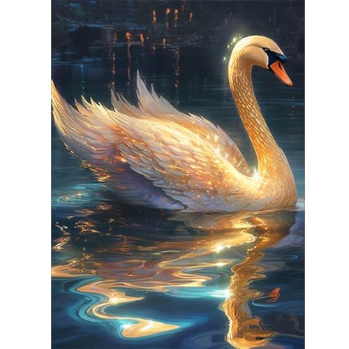 ZEELANNA Diamond Painting Goldener Schwan Diamant Painting Bilder Schwan Diamond Painting Erwachsene DIY Diamond Painting Set Erwachsene 30x40cm für Home ZEELANNA Diamond Painting Goldener Schwan Diamant Painting Bilder Schwan Diamond Painting Erwachsene DIY Diamond Painting Set Erwachsene 30x40cm für Home von ZEELANNA