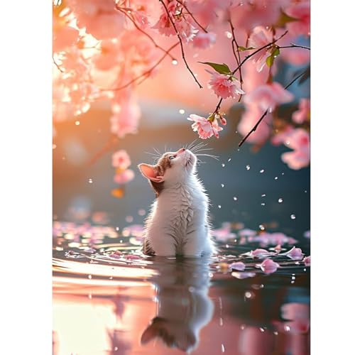 ZEELANNA Diamond Painting Katze Diamant Painting Bilder Diamond Painting Erwachsene DIY Diamant Painting Set Erwachsene 30x40cm für Home Wall Decor Katze unter Baum ZEELANNA Diamond Painting Katze Diamant Painting Bilder Diamond Painting Erwachsene DIY Diamant Painting Set Erwachsene 30x40cm für Home Wall Decor Katze unter Baum von ZEELANNA