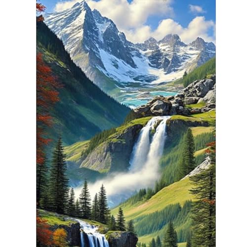 ZEELANNA Diamond Painting Landschaft Diamant Painting Bilder Naturlandschaft Diamond Painting Erwachsene DIY Diamond Painting Set Erwachsene 30x40cm für Home von ZEELANNA