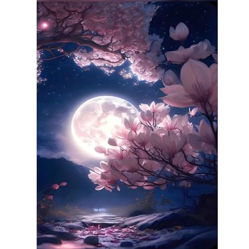 ZEELANNA Diamond Painting Mond Landschaf Diamant Painting Bilder Diamond Painting Bilder Diamond Painting Erwachsene DIY Diamond Painting Set Erwachsene 30x40cm für Home Wall Decor Mondlicht Blume ZEELANNA Diamond Painting Mond Landschaf Diamant Painting Bilder Diamond Painting Bilder Diamond Painting Erwachsene DIY Diamond Painting Set Erwachsene 30x40cm für Home Wall Decor Mondlicht Blume von ZEELANNA