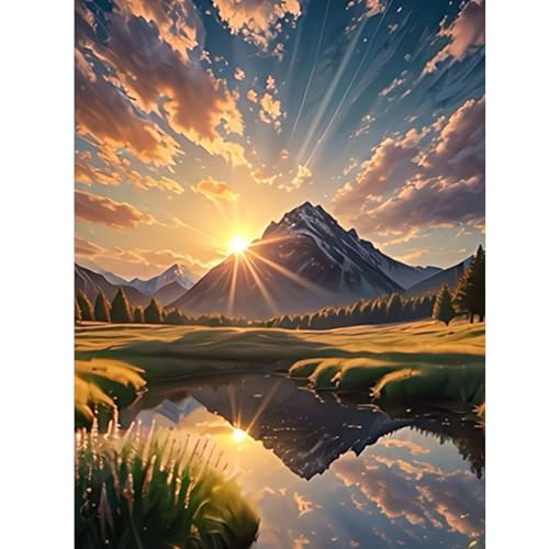 ZEELANNA Diamond Painting Sonnenuntergang, Diamant Painting Bilder Naturlandschaft, DIY Diamant Vollbild, Diamond Painting Erwachsene, 5D Diamant Painting für Wand Dekoration 30x40cm ZEELANNA Diamond Painting Sonnenuntergang, Diamant Painting Bilder Naturlandschaft, DIY Diamant Vollbild, Diamond Painting Erwachsene, 5D Diamant Painting für Wand Dekoration 30x40cm von ZEELANNA