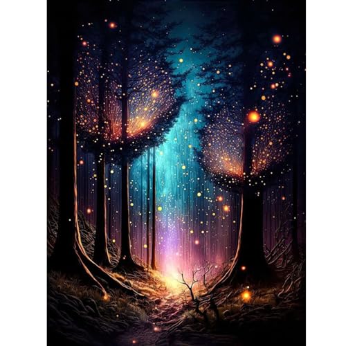 ZEELANNA Diamond Painting Wald Diamant Painting Bilder Landschaft Diamond Painting Erwachsene DIY Diamond Painting Set Erwachsene 30x40cm für Home von ZEELANNA