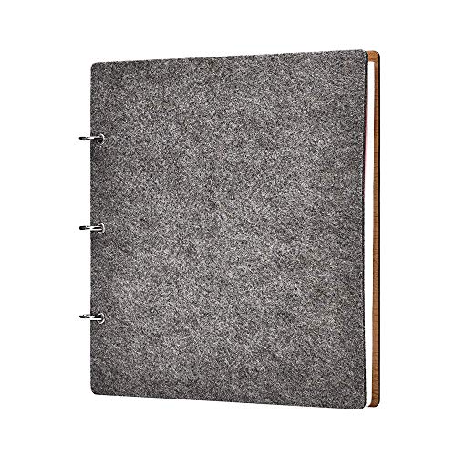 ZEEYUAN Fotoalbum Groß Weiße Seiten DIY Felt Scrapbooking zum Selbstgestalten perfekt als Gästebuch Reisealbum… von ZEEYUAN