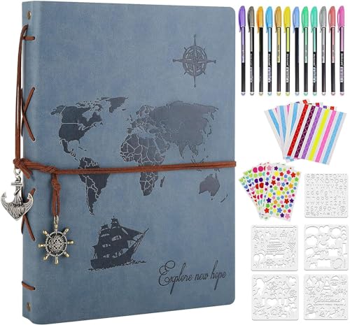 ZEEYUAN Weltkarte Fotoalbum Selbststaglten 60 Schwarze Seiten DIY Fotobuch Set Geschenk zum Muttertag Valentinstag Geburtstag und Weihnachten für Jugendliche Frauen Männer ZEEYUAN Weltkarte Fotoalbum Selbststaglten 60 Schwarze Seiten DIY Fotobuch Set Geschenk zum Muttertag Valentinstag Geburtstag und Weihnachten für Jugendliche Frauen Männer von ZEEYUAN