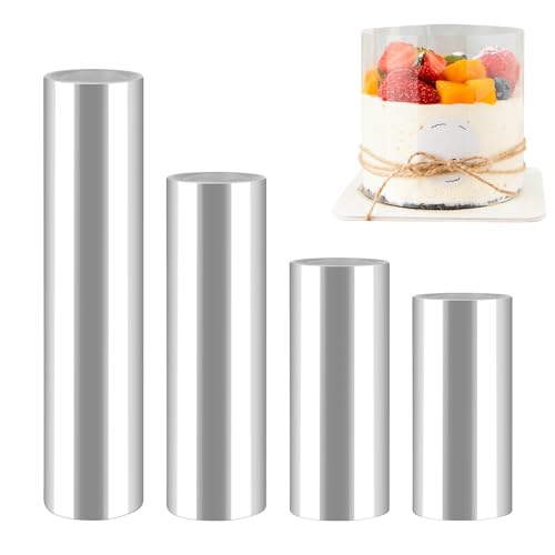 ZEFAN Tortenrandfolie Wiederverwendbare, 4 Rollen Tortenfolie Verdickte, 8/10/15/20 cm Transparente Acetat Rolle, Plastikfolie Tortenfolien zum Dekorieren von Torten, Desserts ZEFAN Tortenrandfolie Wiederverwendbare, 4 Rollen Tortenfolie Verdickte, 8/10/15/20 cm Transparente Acetat Rolle, Plastikfolie Tortenfolien zum Dekorieren von Torten, Desserts von ZEFAN