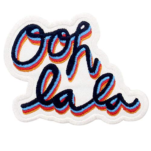 Aufnäher, bestickt, Design: Ooh La La, zum Aufbügeln oder Aufnähen Aufnäher, bestickt, Design: Ooh La La, zum Aufbügeln oder Aufnähen von ZEGIN