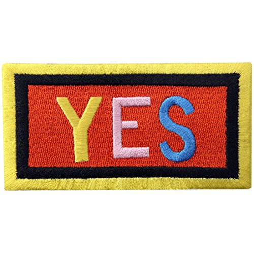 Aufnäher, bestickt, Design: Yes, zum Aufbügeln oder Aufnähen Aufnäher, bestickt, Design: Yes, zum Aufbügeln oder Aufnähen von ZEGIN