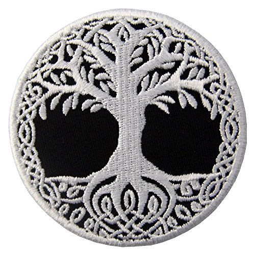 Aufnäher, bestickt, Design: Yggdrasil, Baum des Lebens in Skandinaviern, zum Aufbügeln oder Aufnähen Aufnäher, bestickt, Design: Yggdrasil, Baum des Lebens in Skandinaviern, zum Aufbügeln oder Aufnähen von ZEGIN
