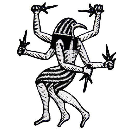 Aufnäher, bestickt, Design: Horus, Ägyptischer Gott der Könige und des Himmels, zum Aufbügeln oder Aufnähen Aufnäher, bestickt, Design: Horus, Ägyptischer Gott der Könige und des Himmels, zum Aufbügeln oder Aufnähen von ZEGIN