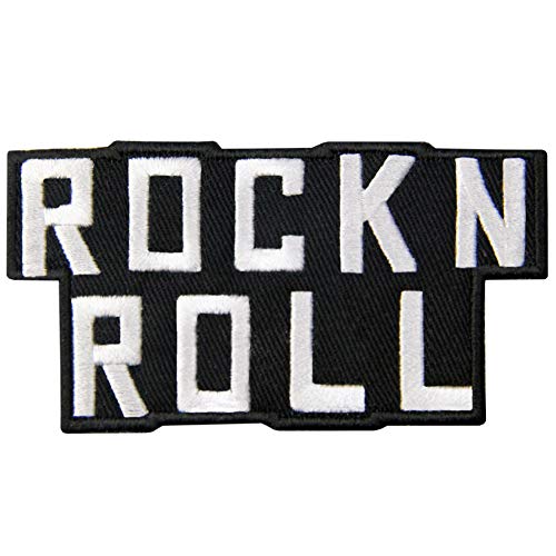 Aufnäher, bestickt, Design: Rock'n'Roll, zum Aufbügeln oder Aufnähen Aufnäher, bestickt, Design: Rock'n'Roll, zum Aufbügeln oder Aufnähen von ZEGIN