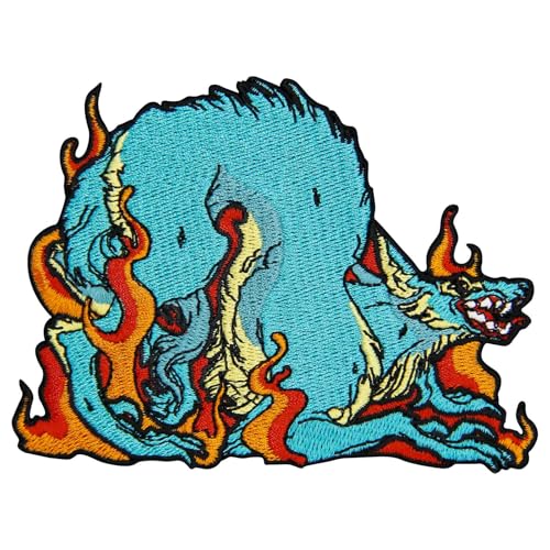 Zegin Aufnäher "The Furious Wolf", bestickt, zum Aufbügeln oder Aufnähen Zegin Aufnäher "The Furious Wolf", bestickt, zum Aufbügeln oder Aufnähen von ZEGIN