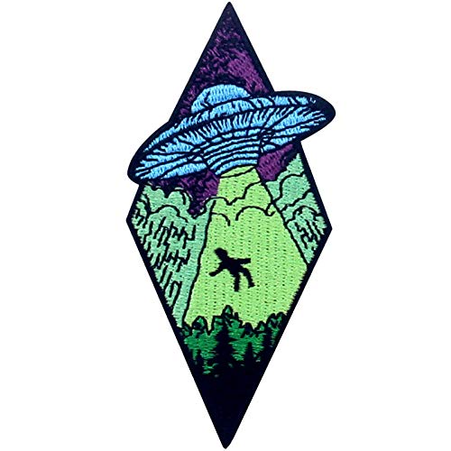 Beam Me Up X-File UFO Alien-Aufnäher, bestickt, zum Aufbügeln oder Aufnähen Beam Me Up X-File UFO Alien-Aufnäher, bestickt, zum Aufbügeln oder Aufnähen von ZEGINs