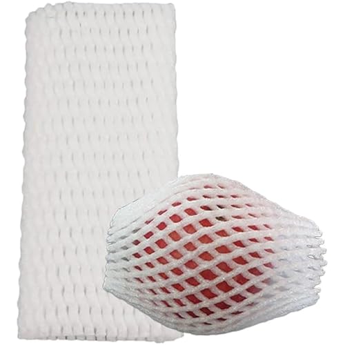 290pcs Foam Net Sleeve Pocket Shockproof, for Protection Transport Packing Wine Glass Bottle Fragile Items Vegetable Fruit Thicken Mesh Bag, Easy to Operate von ZEID