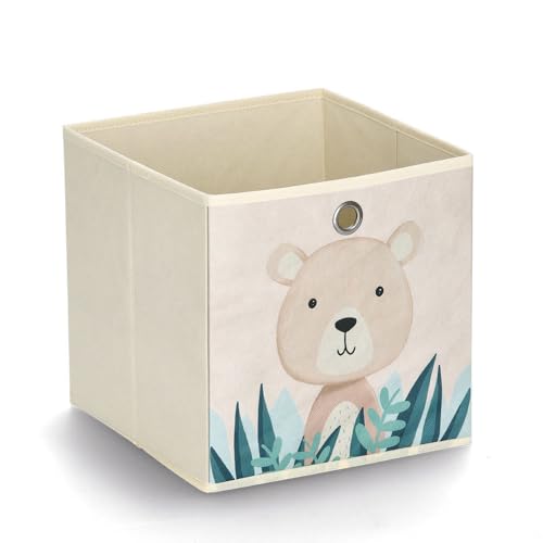 Zeller 14479 Aufbewahrungsbox "Bär", Vlies, beige, ca. 28 x 28 x 28 cm Zeller 14479 Aufbewahrungsbox "Bär", Vlies, beige, ca. 28 x 28 x 28 cm von ZELLER PRESENT SCHÖNER LEBEN. PRAKTISCH WOHNEN.