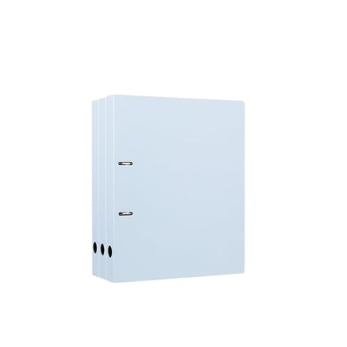 ordner 3 Stück A4 Perforierte Ordner PP Zwei-Loch Loseblatt-Ordner Informationsdatei-Organizer for Schule, Büro büro ordner von ZENGXJYCQINGJIANG