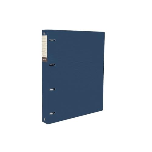 ordner A4 Perforierter Loseblattordner PP Vierloch Verdickter Aktenordner Archivinformations-Organizer-Broschüre büro ordner(Blue) von ZENGXJYCQINGJIANG