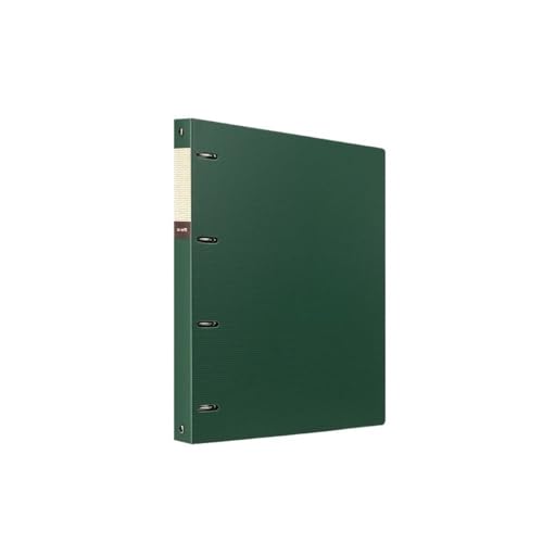 ordner A4 Perforierter Loseblattordner PP Vierloch Verdickter Aktenordner Archivinformations-Organizer-Broschüre büro ordner(Green) von ZENGXJYCQINGJIANG