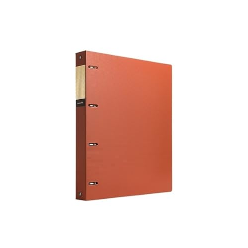 ordner A4 Perforierter Loseblattordner PP Vierloch Verdickter Aktenordner Archivinformations-Organizer-Broschüre büro ordner(Orange) von ZENGXJYCQINGJIANG
