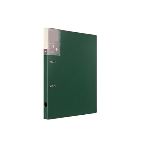 ordner A4 Perforierter Loseblattordner PP Zweiloch-Aktenordner Archivinformations-Organizer-Broschüre büro ordner(Green) von ZENGXJYCQINGJIANG