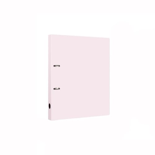 ordner A4 Perforierter Ordner PP Zwei-Loch Loseblatt-Ordner Informationsdatei-Organizer for Schule, Büro büro ordner(Pink) von ZENGXJYCQINGJIANG