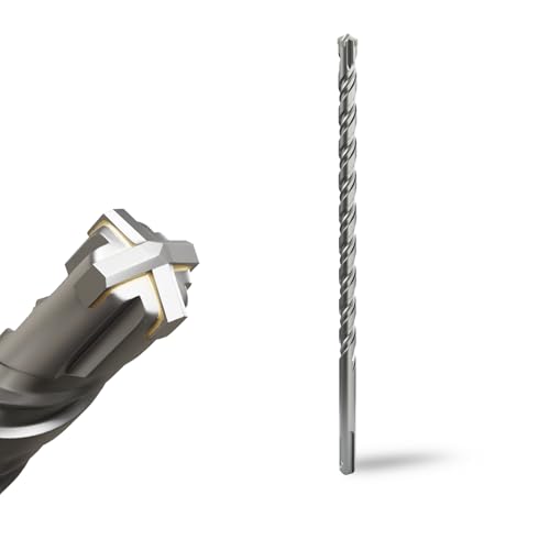 ZEXIN SDS Plus Bohrer 12x260mm - Professioneller Betonbohrer mit 4 Schneiden - Ideal für Stein, Naturstein, Ziegelmauer & Stahlbeton ZEXIN SDS Plus Bohrer 12x260mm - Professioneller Betonbohrer mit 4 Schneiden - Ideal für Stein, Naturstein, Ziegelmauer & Stahlbeton von ZENIX