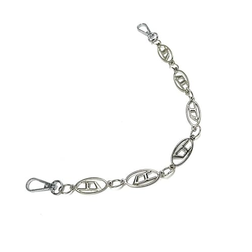 ZENZDS 1–10 Stück Geldbörsenketten aus Metall, 37 cm, vielseitige Handtaschen-Ersatzgurte, einfach zu befestigende Umhängetaschengurte zur Unterstützung beim Basteln ZENZDS 1–10 Stück Geldbörsenketten aus Metall, 37 cm, vielseitige Handtaschen-Ersatzgurte, einfach zu befestigende Umhängetaschengurte zur Unterstützung beim Basteln von ZENZDS