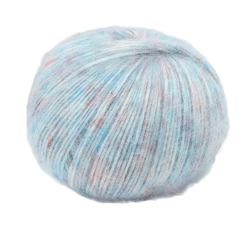 ZENZDS 2–6 Stück 25 g leichte, weiche Angora-Strickwolle, mehrfarbige Wolle mit Plüschstruktur für Pullover, Bastelarbeiten, Tücher, Flauschiges Häkelwollegarn ZENZDS 2–6 Stück 25 g leichte, weiche Angora-Strickwolle, mehrfarbige Wolle mit Plüschstruktur für Pullover, Bastelarbeiten, Tücher, Flauschiges Häkelwollegarn von ZENZDS
