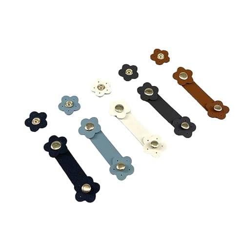 ZENZDS 5/10 Sets 7,5 * 1,5 cm hellbraune Blumen-Leder-Druckknöpfe, Lederschnallen, Taschenverschlüsse, zum Aufnähen, Lederlasche, Leder, zum Aufnähen, Knebelverschlüsse ZENZDS 5/10 Sets 7,5 * 1,5 cm hellbraune Blumen-Leder-Druckknöpfe, Lederschnallen, Taschenverschlüsse, zum Aufnähen, Lederlasche, Leder, zum Aufnähen, Knebelverschlüsse von ZENZDS