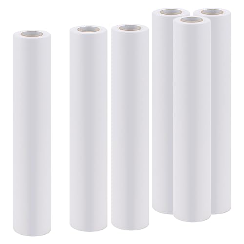 ZEONHAK Zeichenpapierrollen, 30 cm x 15 m, Weiß, 6 Stück, Malerei, Skizzierpapier für Kunst, Staffelei von ZEONHAK