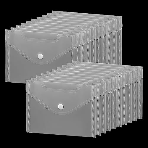 ZEONHAK Klarsichthüllen, A6, 170 x 120 mm, 50 Stück, Bürobedarf von ZEONHAK
