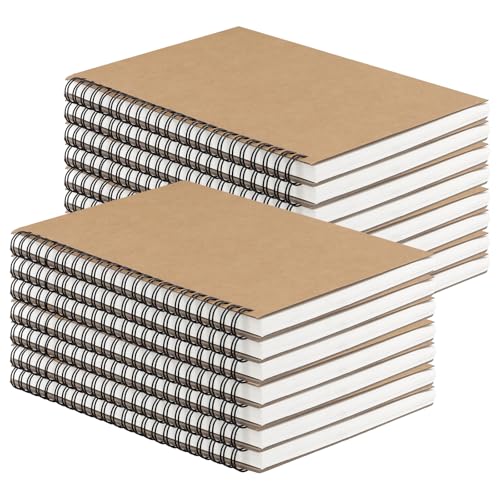 ZEONHAK Spiral-Skizzenbuch, A5, 30 Blatt, 60 Seiten, Kraft-Zeichenblock, 160 g/m², blanko, zum Malen, Schreiben ZEONHAK Spiral-Skizzenbuch, A5, 30 Blatt, 60 Seiten, Kraft-Zeichenblock, 160 g/m², blanko, zum Malen, Schreiben von ZEONHAK