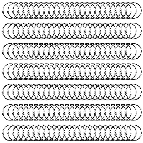 ZEONHEI 200 Stück Buchringe 30mm Silber Bücher Ringe Set Loseblatt Verbinder Ringe Metall Binder Karteikarten Ringe Heftringe für Memo-Ablage, Namensschilder, Schlüsselringe, Scrapbook Album ZEONHEI 200 Stück Buchringe 30mm Silber Bücher Ringe Set Loseblatt Verbinder Ringe Metall Binder Karteikarten Ringe Heftringe für Memo-Ablage, Namensschilder, Schlüsselringe, Scrapbook Album von ZEONHEI