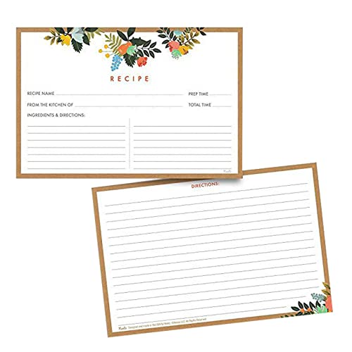 10 Stück Brautrezeptkarten, doppelseitig, Küche, Rezeptkarten, Notizkarten für Hochzeit, Brautparty, Bauernhaus, 10,2 x 15,2 cm 10 Stück Brautrezeptkarten, doppelseitig, Küche, Rezeptkarten, Notizkarten für Hochzeit, Brautparty, Bauernhaus, 10,2 x 15,2 cm von ZEPFJHE