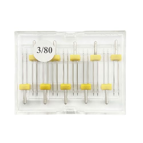 10pcs Nähmaschine Zwillingsnadel Für Haushalt Nähmaschinennadel Stretch Twin Nadel Für Nähte Auf Strickstoff 10pcs Nähmaschine Zwillingsnadel Für Haushalt Nähmaschinennadel Stretch Twin Nadel Für Nähte Auf Strickstoff von ZEPFJHE