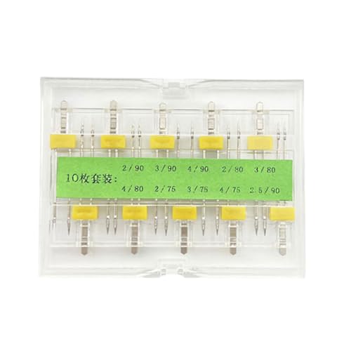 10pcs Nähmaschine Zwillingsnadel Für Haushalt Nähmaschinennadel Stretch Twin Nadel Für Nähte Auf Strickstoff 10pcs Nähmaschine Zwillingsnadel Für Haushalt Nähmaschinennadel Stretch Twin Nadel Für Nähte Auf Strickstoff von ZEPFJHE