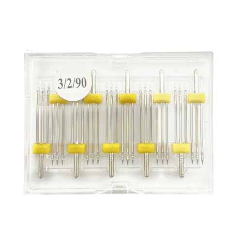 10pcs Nähmaschine Zwillingsnadel Für Haushalt Nähmaschinennadel Stretch Twin Nadel Für Nähte Auf Strickstoff 10pcs Nähmaschine Zwillingsnadel Für Haushalt Nähmaschinennadel Stretch Twin Nadel Für Nähte Auf Strickstoff von ZEPFJHE
